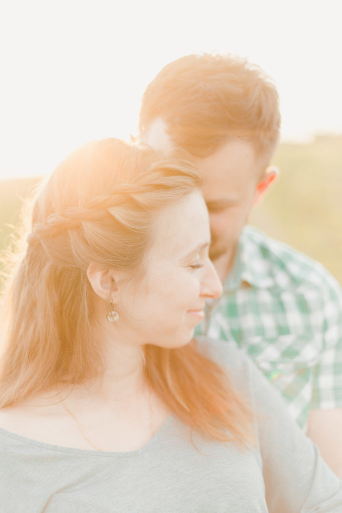 romantické tehotenské fotografie