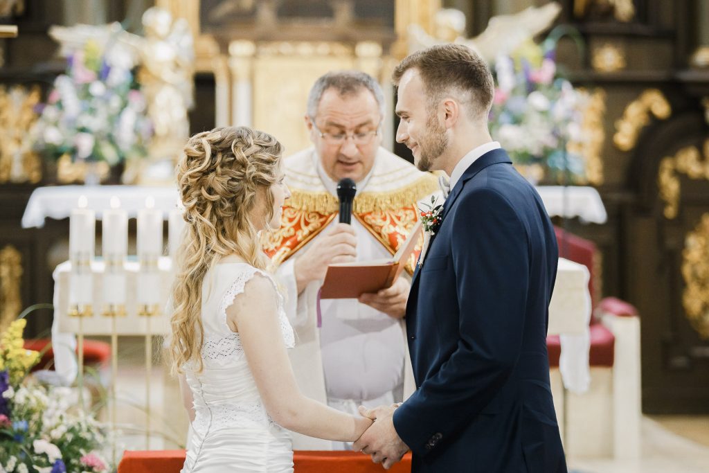 Svadobné sľuby v kostole Bojnice