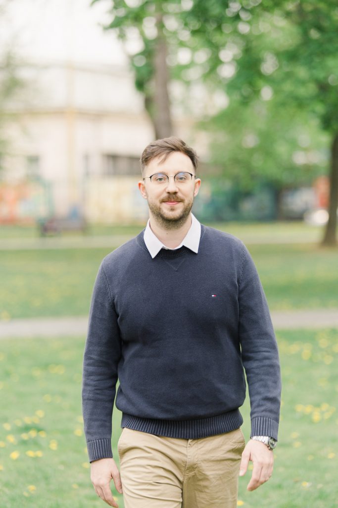 portréty v parku